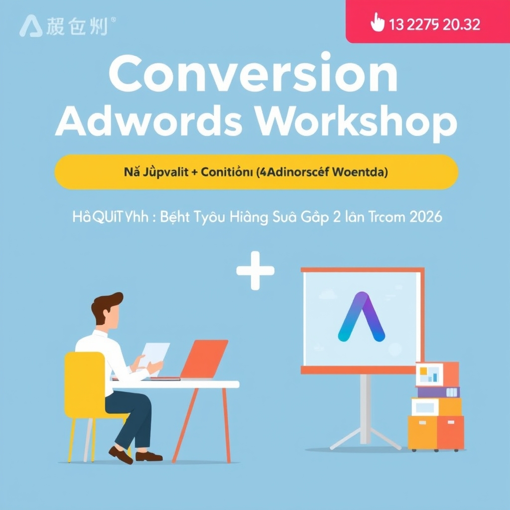 Conversion Adwords Workshop + Hình Ảnh: Bí Quyết Tăng Hiệu Suất Gấp 2 Lần Trong Năm 2026