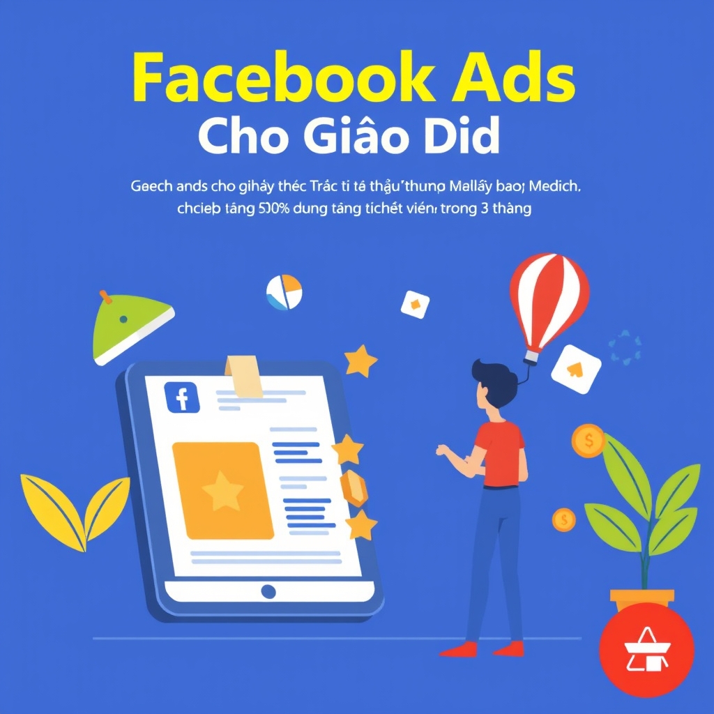 Facebook Ads Cho Giáo Dục: Case Study Thực Tế Từ NgoiSaoMedia Giúp Tăng 300% Học Viên Trong 3 Tháng