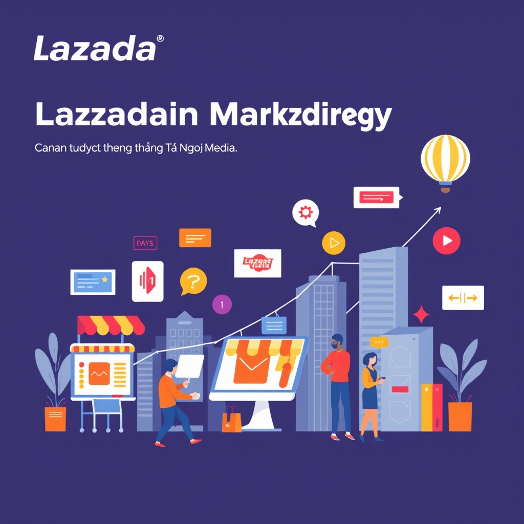 Lazada Marketing Strategy: Case Study Thực Tế Từ NgoiSaoMedia