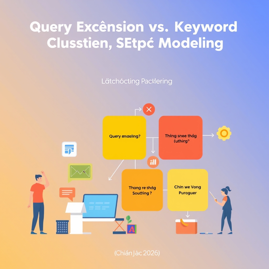 Query Expansion vs Keyword Clustering vs Topic Modeling: Lộ Trình Áp Dụng Query Expansion Tối Ưu Content SEO Cho Người Mới (Chiến Lược 2026)