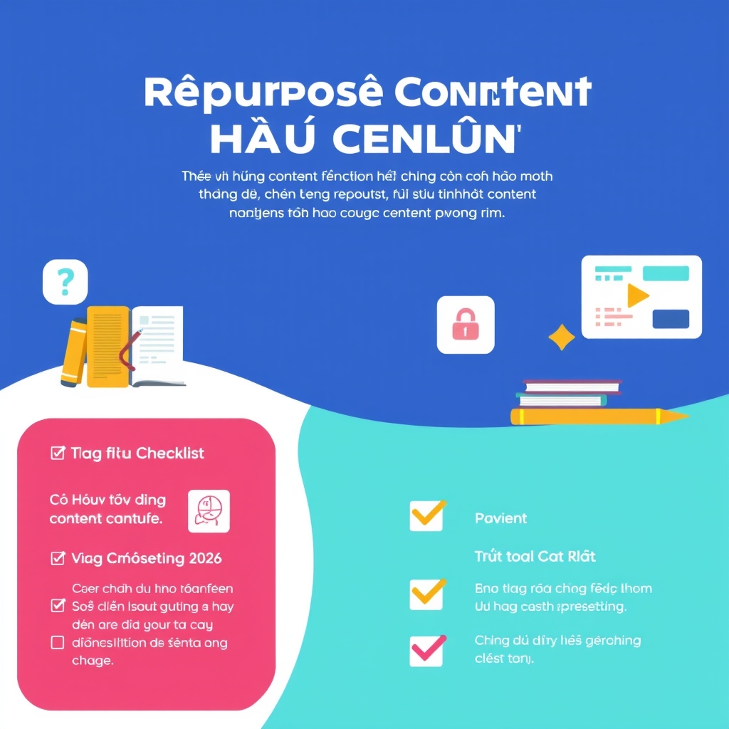 Repurposing Content Hiệu Quả: Checklist Hoàn Chỉnh Cho Chiến Dịch Content Marketing 2026