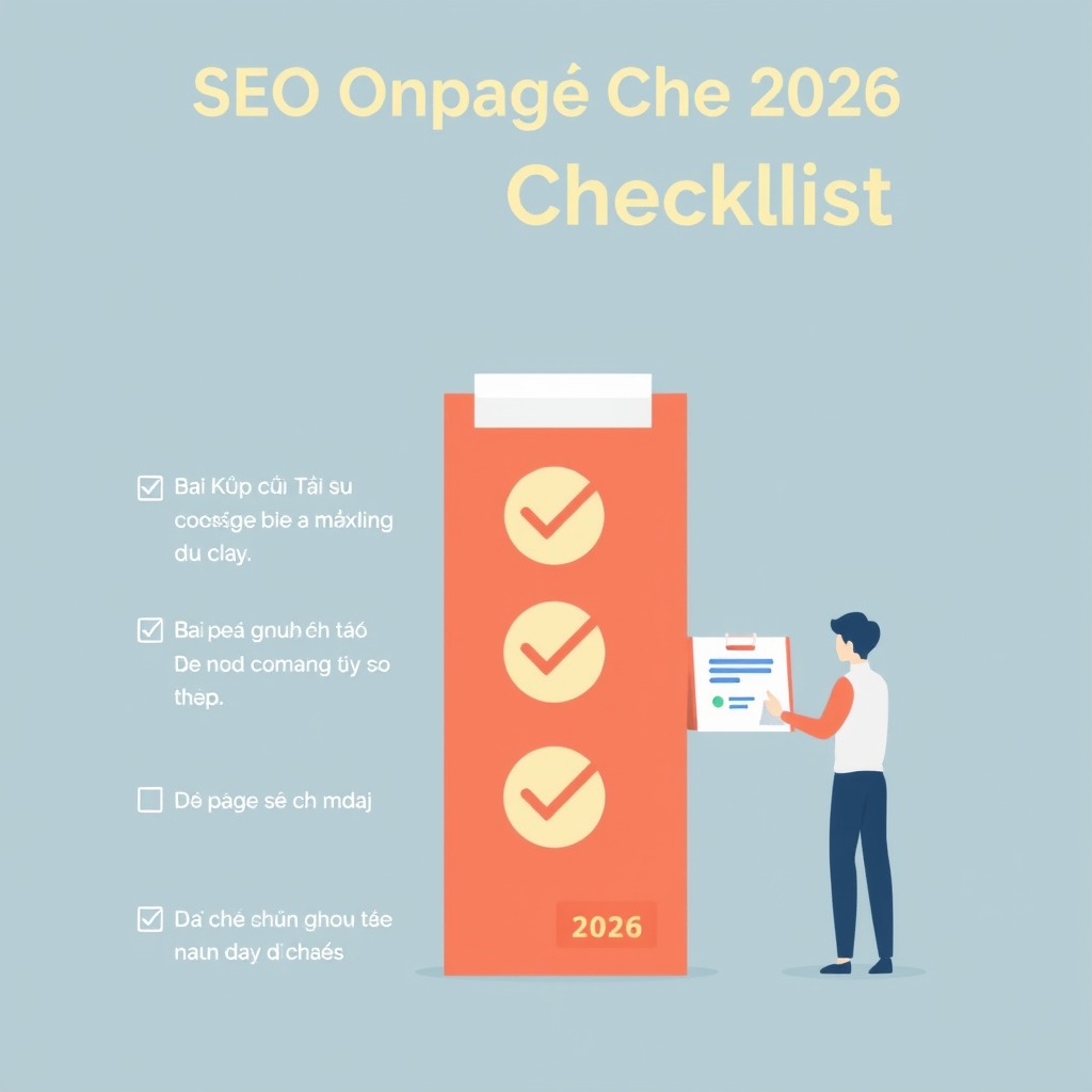 SEO Onpage Checklist 2026: Bí Kíp Tối Ưu Website Đỉnh Cao Cho Chuyên Gia