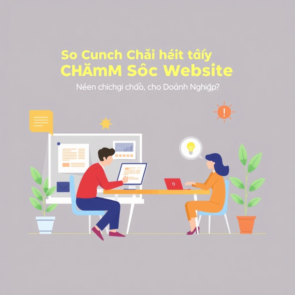 So Sánh Chăm Sóc Website Và Chăm Sóc Website: Nên Chọn Cái Nào Cho Doanh Nghiệp?