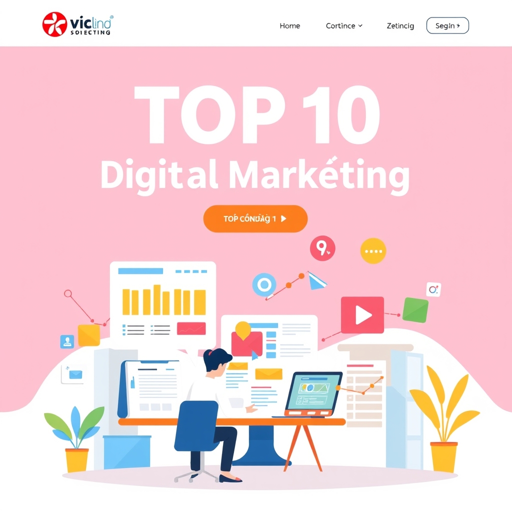 Từ Top Website Digital Marketing Thế Giới Đến Top 10 Công Cụ Digital Marketing: Lộ Trình Hoàn Chỉnh Cho Người Mới